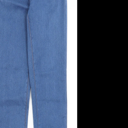 Womens UK Size 6 The Rockin Rev Regular Fit Skinny Blue Jeans