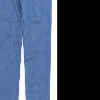 Womens UK Size 6 The Rockin Rev Regular Fit Skinny Blue Jeans