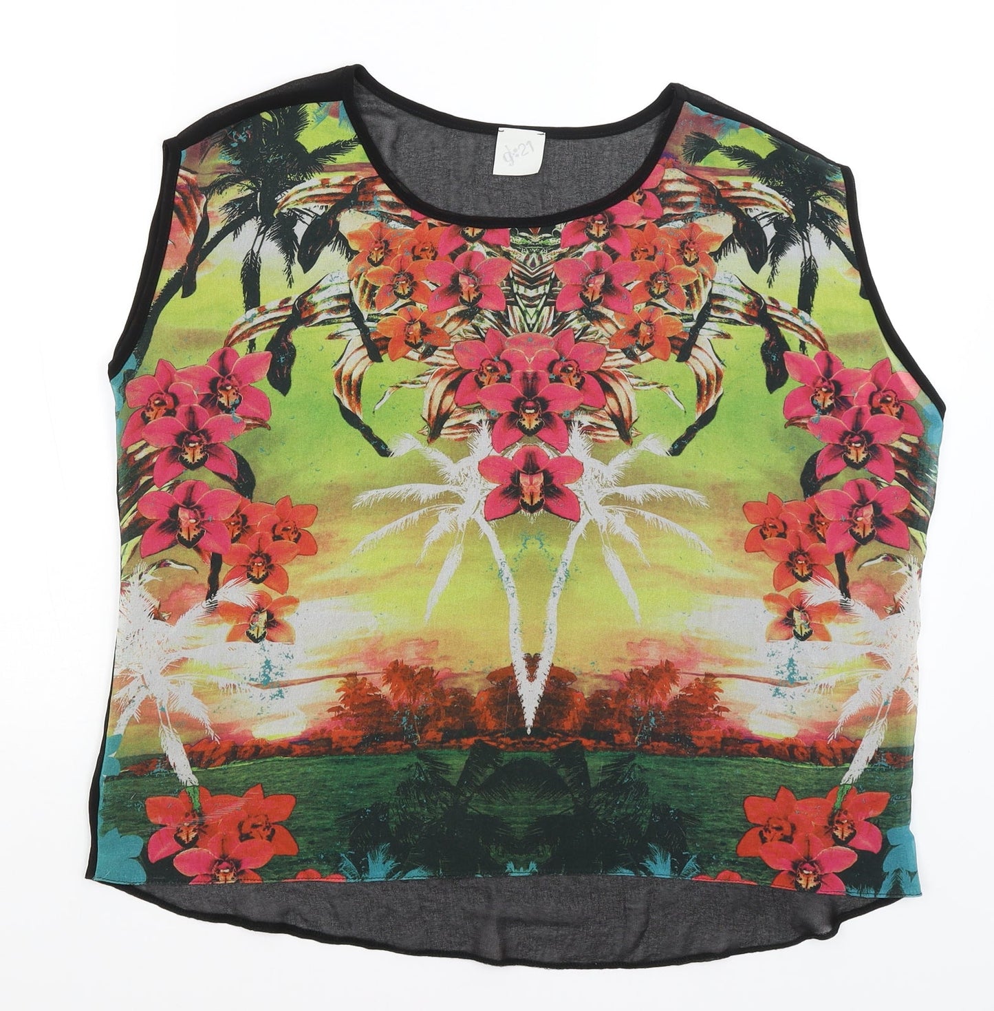 George Womens Black   Basic Tank Size 14