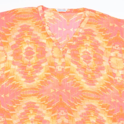 Papaya Womens Orange   Kaftan  Size M