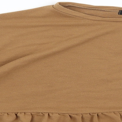 Boohoo Womens Brown   Pullover Jumper Size 8