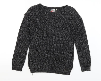 Lee Cooper Womens Black   Pullover Jumper Size 8
