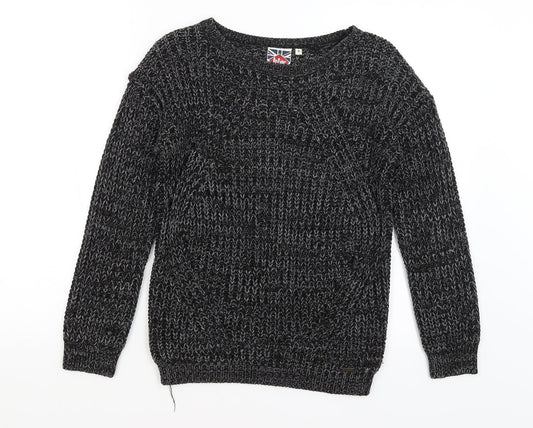 Lee Cooper Womens Black   Pullover Jumper Size 8
