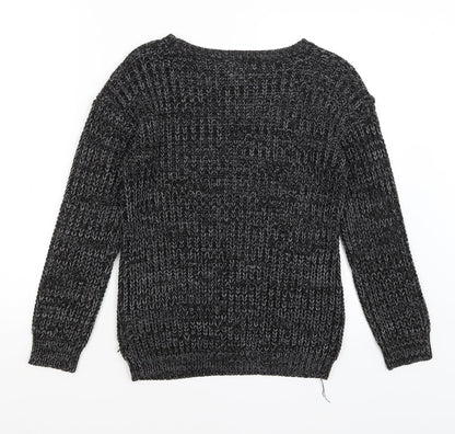 Lee Cooper Womens Black   Pullover Jumper Size 8