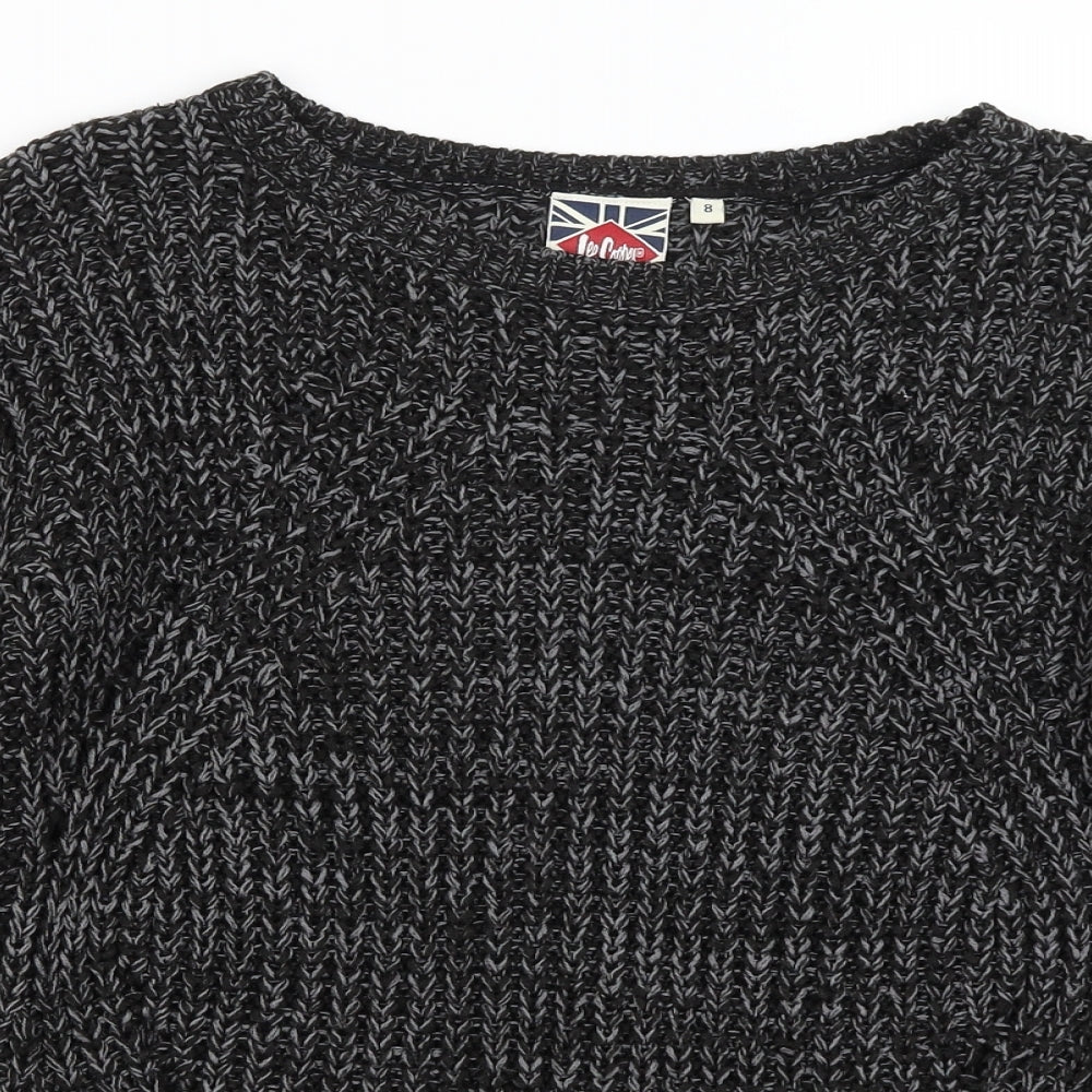 Lee Cooper Womens Black   Pullover Jumper Size 8