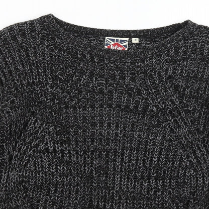Lee Cooper Womens Black   Pullover Jumper Size 8