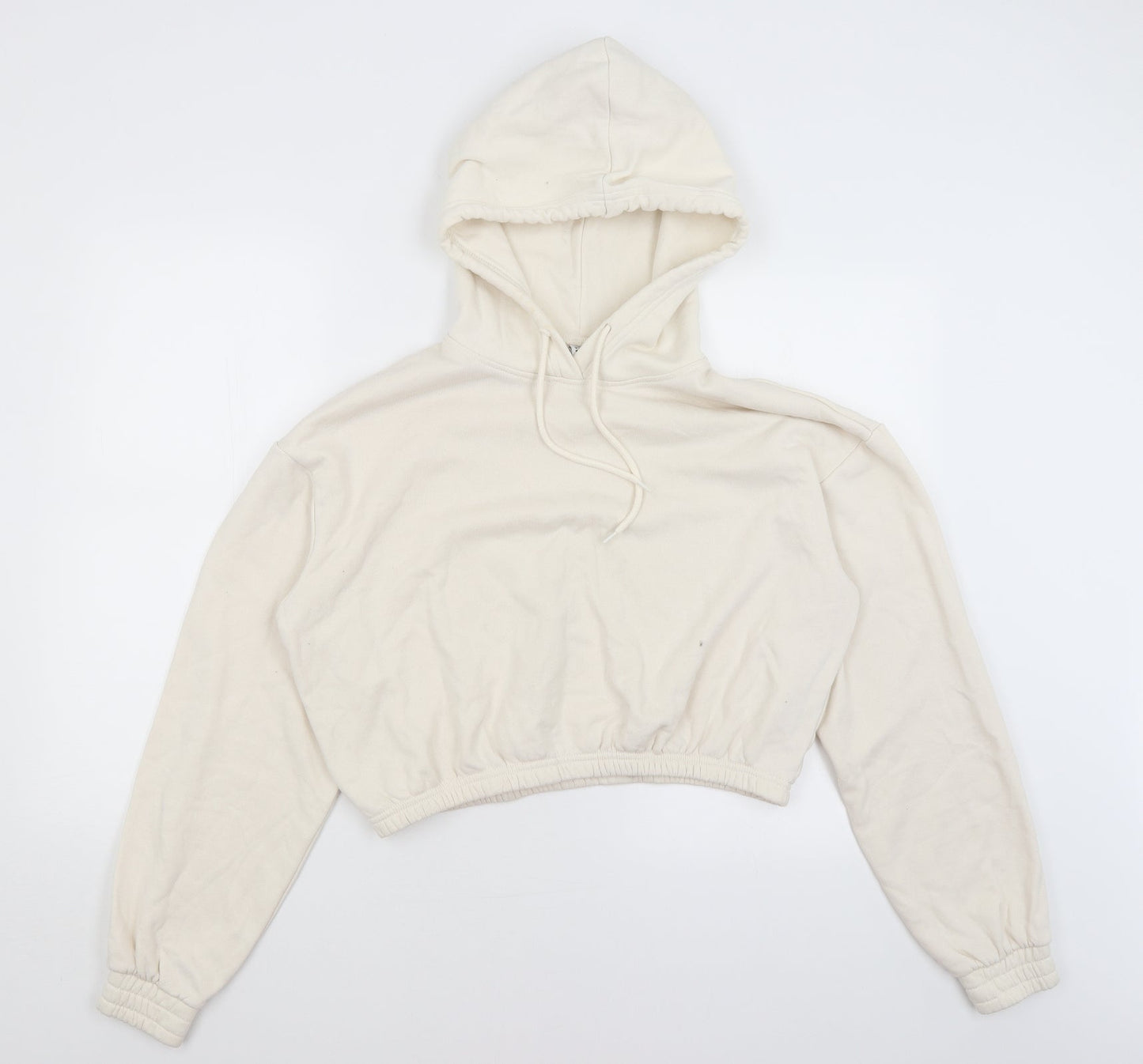 Divided Womens Ivory   Pullover Hoodie Size M