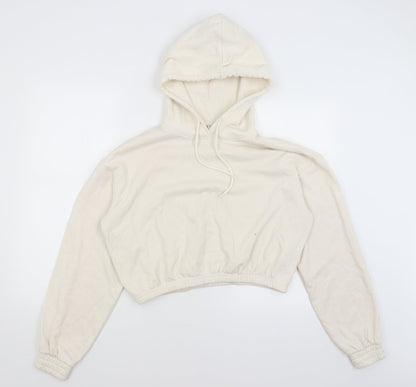 Divided Womens Ivory   Pullover Hoodie Size M