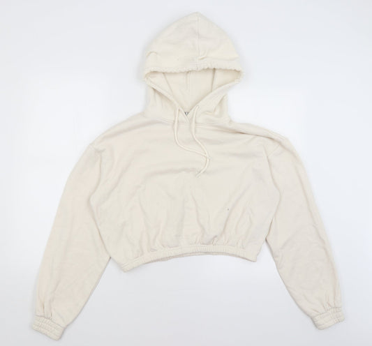 Divided Womens Ivory   Pullover Hoodie Size M