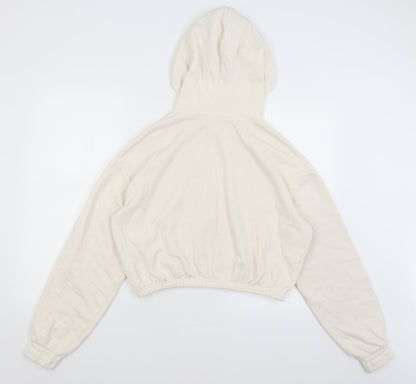 Divided Womens Ivory   Pullover Hoodie Size M
