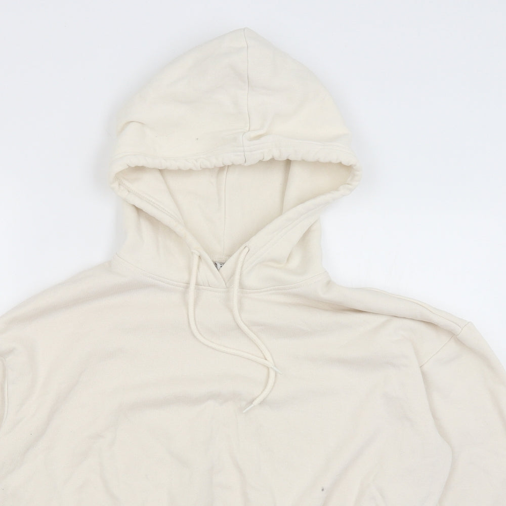 Divided Womens Ivory   Pullover Hoodie Size M