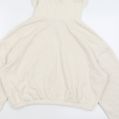 Divided Womens Ivory   Pullover Hoodie Size M