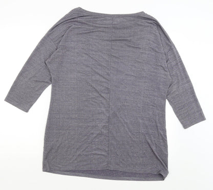 F&F Womens Grey   Basic T-Shirt Size 16