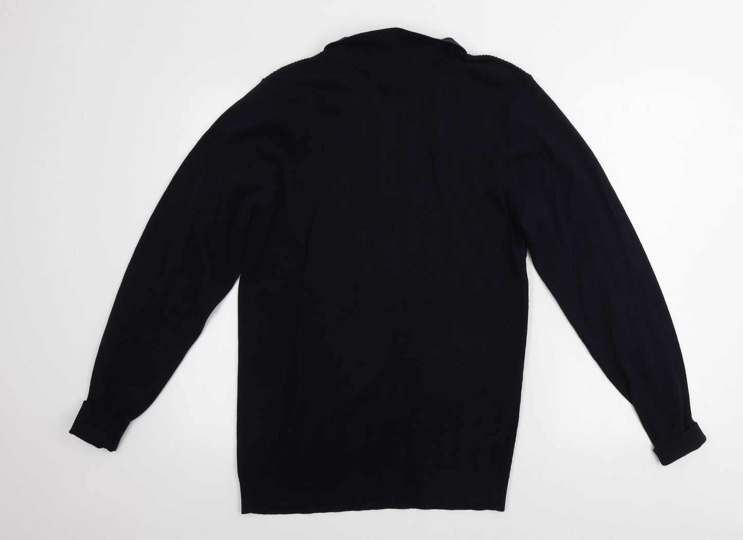 George  Mens Blue   Henley Jumper Size M