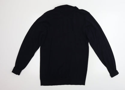 George  Mens Blue   Henley Jumper Size M