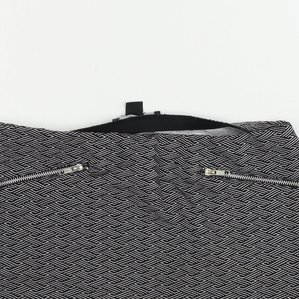 Atmosphere  Womens Black Geometric  A-Line Skirt Size 10