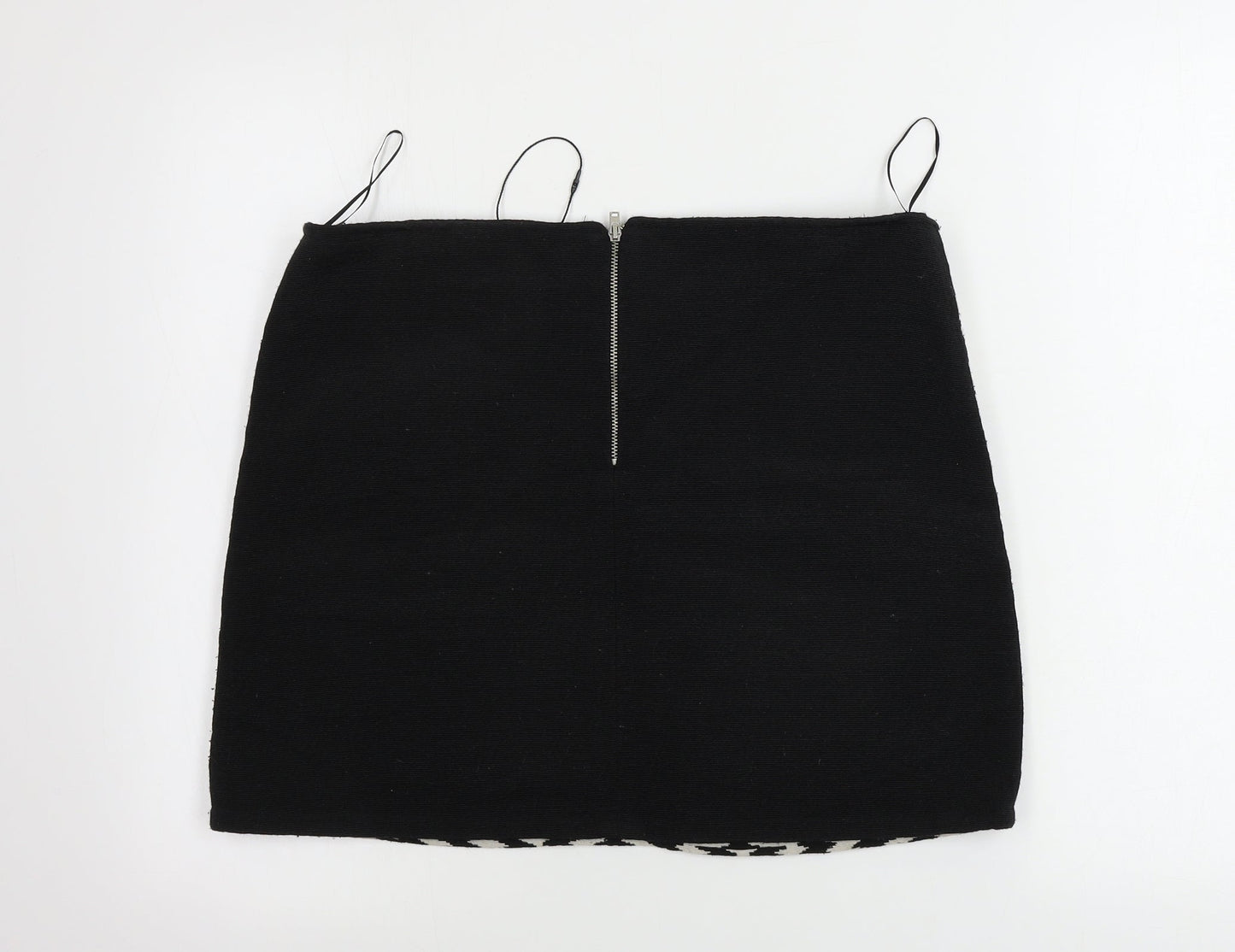 Atmosphere  Womens Black Geometric  A-Line Skirt Size 12