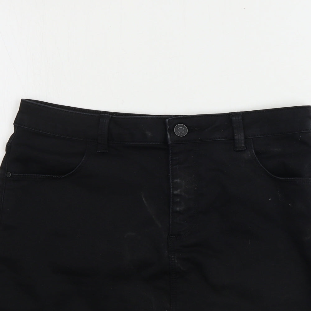 Missguided  Womens Black   Bandage Skirt Size 12