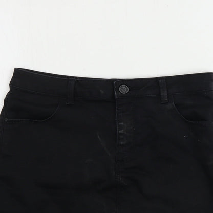 Missguided  Womens Black   Bandage Skirt Size 12