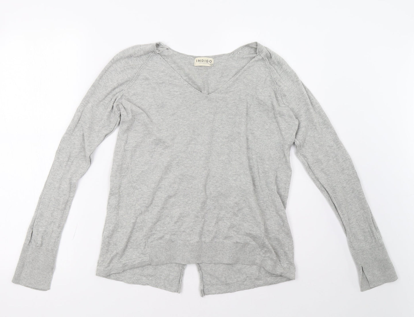 Womens UK Size 10 Marks and Spencer Grey Pullover Sweatshirt