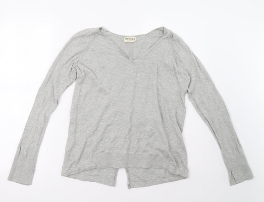 Womens UK Size 10 Marks and Spencer Grey Pullover Sweatshirt
