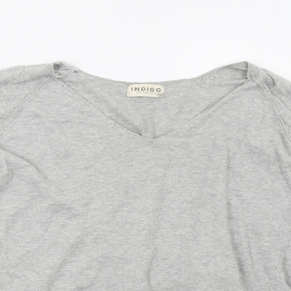 Womens UK Size 10 Marks and Spencer Grey Pullover Sweatshirt
