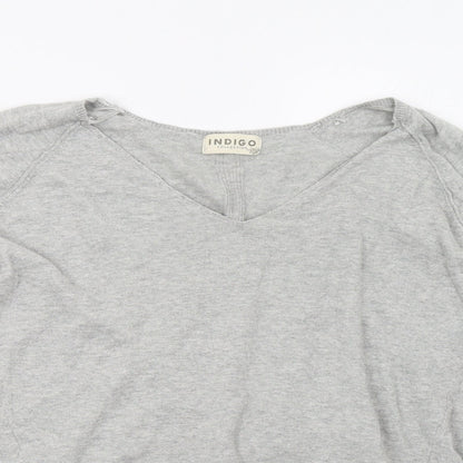 Womens UK Size 10 Marks and Spencer Grey Pullover Sweatshirt