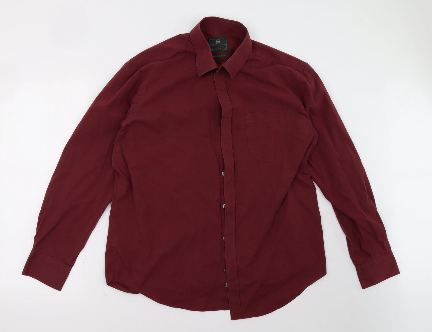 Marks and Spencer Mens Red    Polo Size 16.5