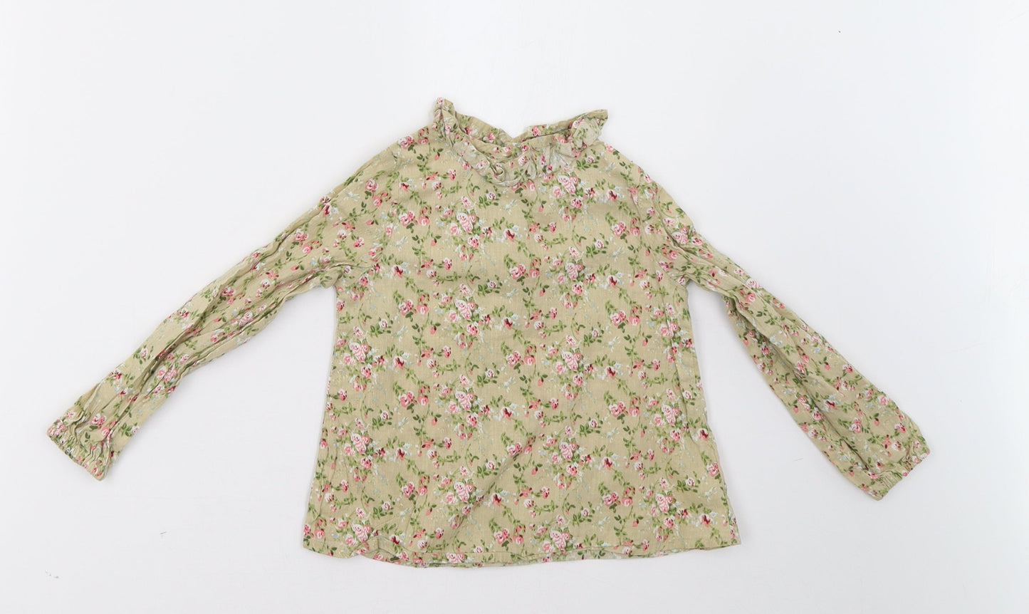 Ladybird Girls Beige Polka Dot  Pullover Sweatshirt Size 3-4 Years