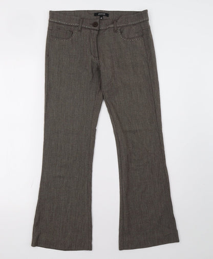 axxs Womens Brown   Trousers  Size 28 L29 in