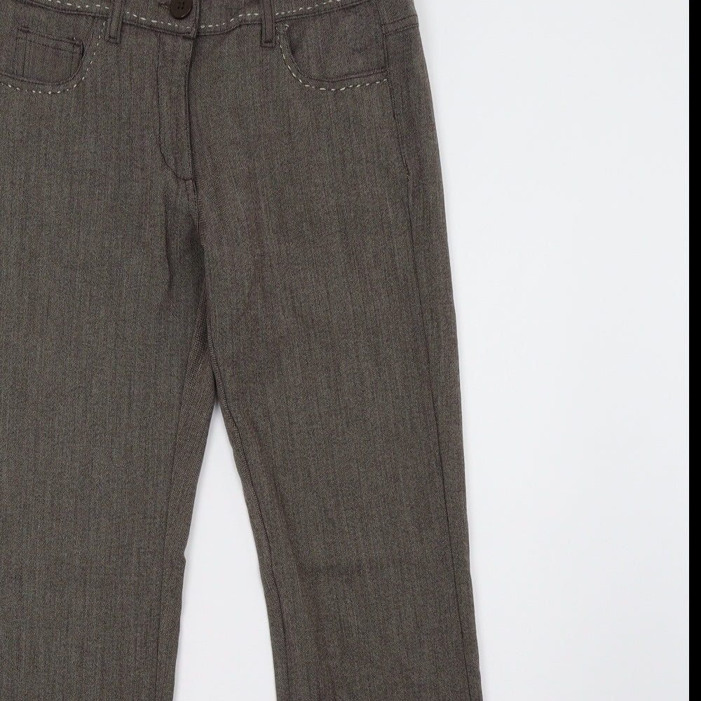 axxs Womens Brown   Trousers  Size 28 L29 in