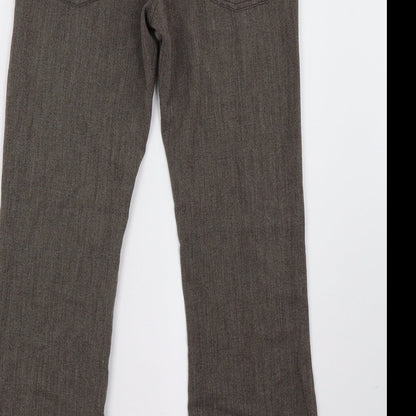 axxs Womens Brown   Trousers  Size 28 L29 in