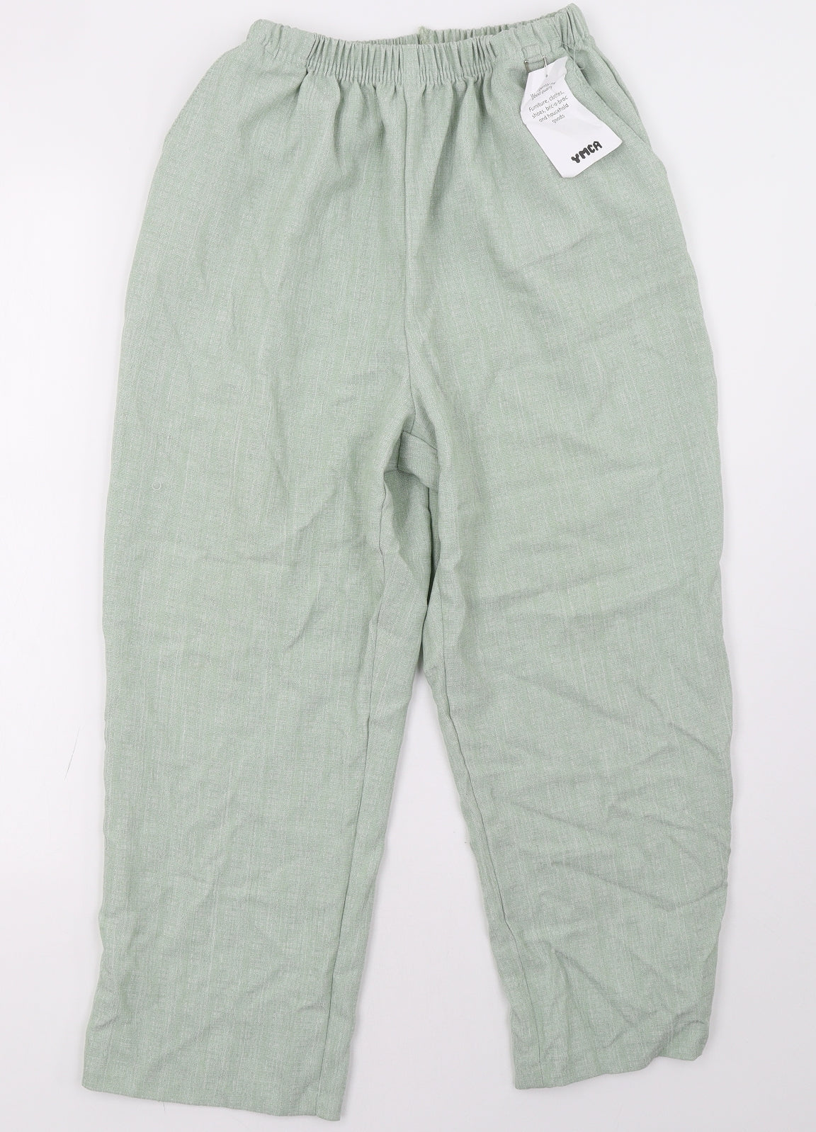 Womens UK Size 6 Preworn Regular Fit  Green Trousers
