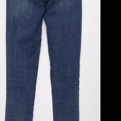 Gap Womens Blue  Denim Skinny Jeans Size 24 L28 in