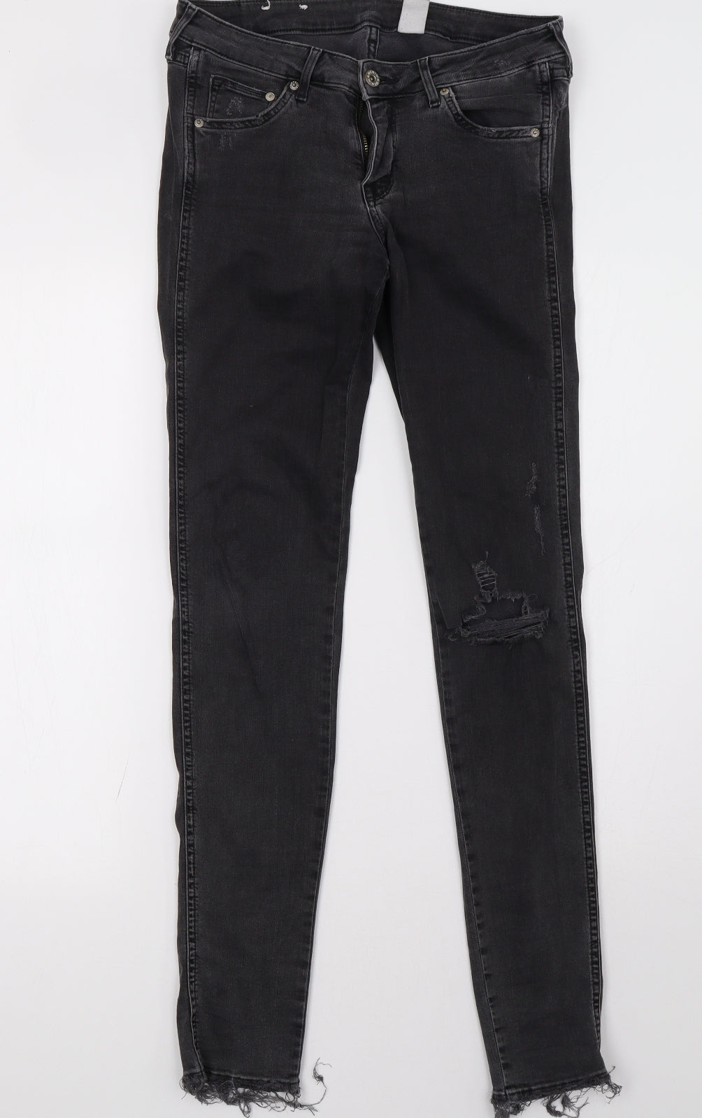 New Look Womens Black  Denim Skinny Jeans Size 29 L32 in