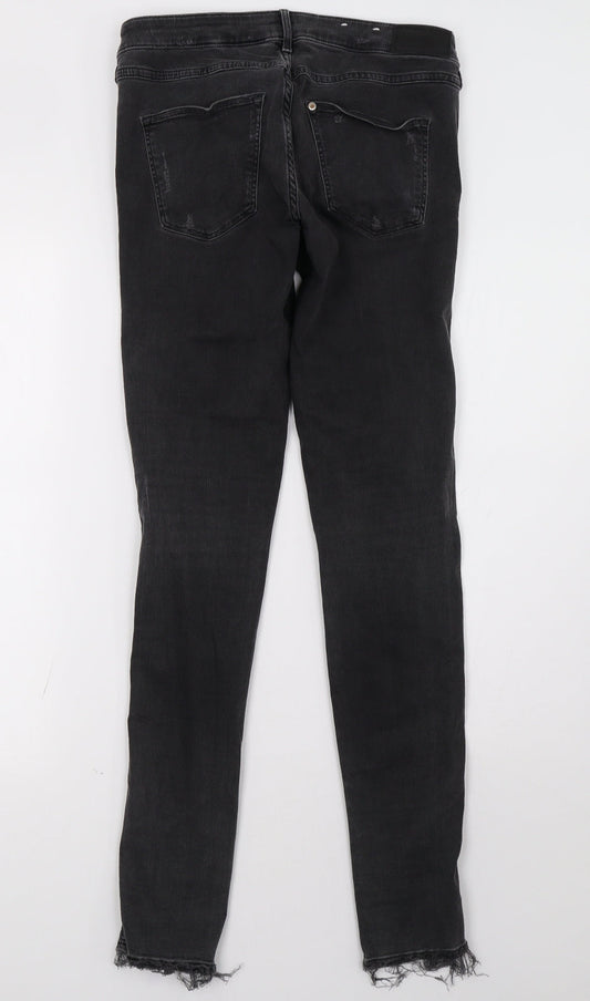 New Look Womens Black  Denim Skinny Jeans Size 29 L32 in