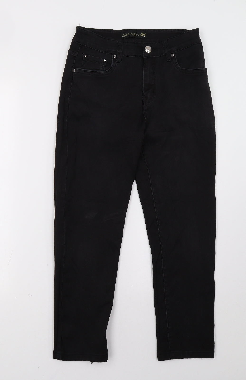 kaiweishi Womens Black   Straight Jeans Size 30 L28 in