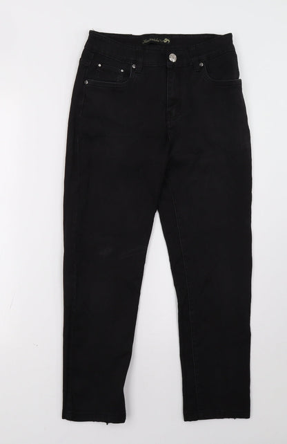 kaiweishi Womens Black   Straight Jeans Size 30 L28 in