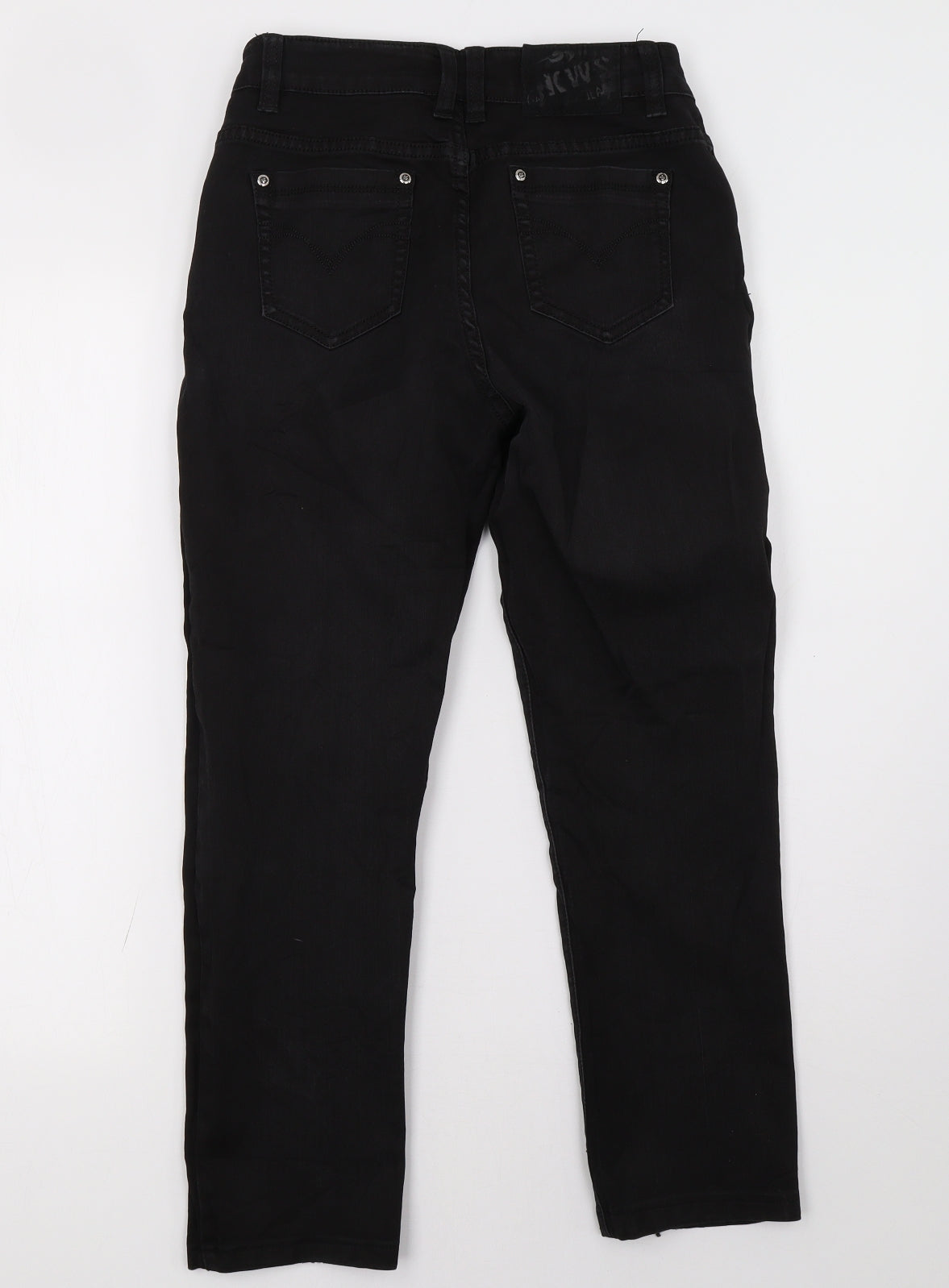 kaiweishi Womens Black   Straight Jeans Size 30 L28 in