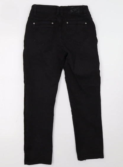 kaiweishi Womens Black   Straight Jeans Size 30 L28 in