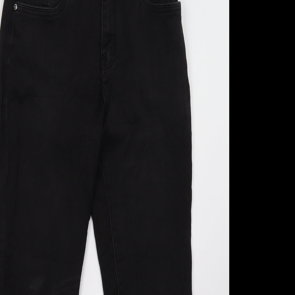 kaiweishi Womens Black   Straight Jeans Size 30 L28 in