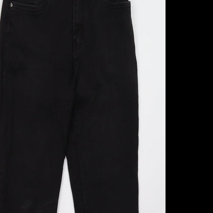 kaiweishi Womens Black   Straight Jeans Size 30 L28 in