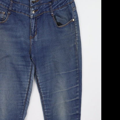 miss one Womens Blue  Denim Skinny Jeans Size 36 L30 in