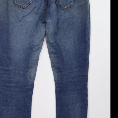 miss one Womens Blue  Denim Skinny Jeans Size 36 L30 in
