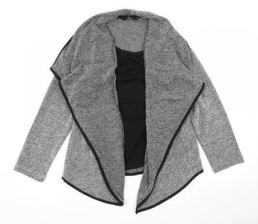 Womens UK Size 16 BM Grey Cardigan Jumper
