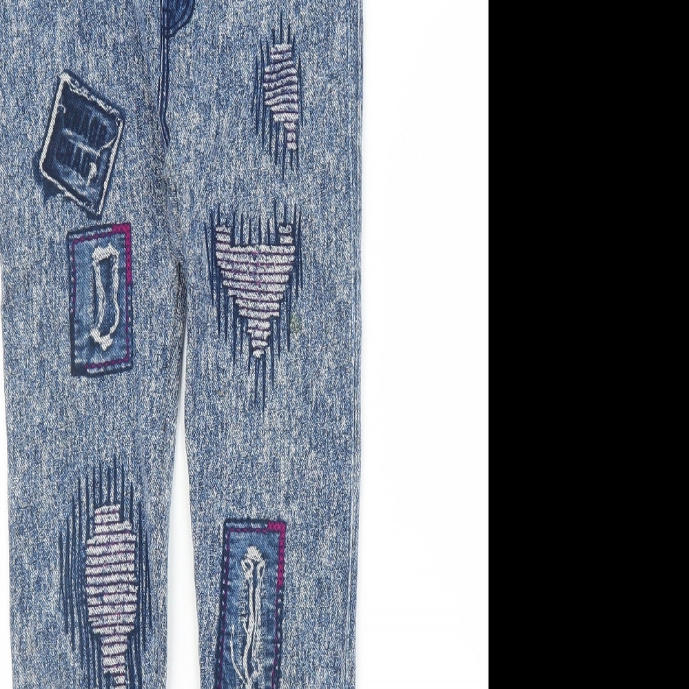 Womens UK Size S Preworn Regular Fit Jegging Blue Jeans