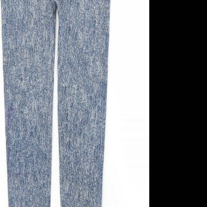 Womens UK Size S Preworn Regular Fit Jegging Blue Jeans