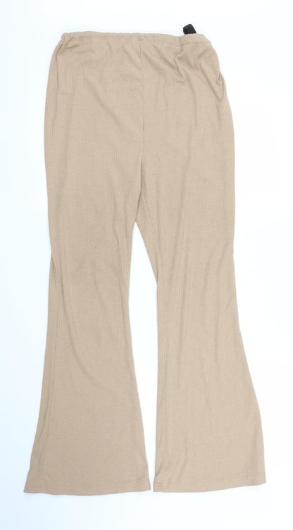SheIn Womens Beige   Sweatpants Trousers Size S L27 in