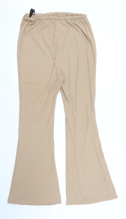SheIn Womens Beige   Sweatpants Trousers Size S L27 in