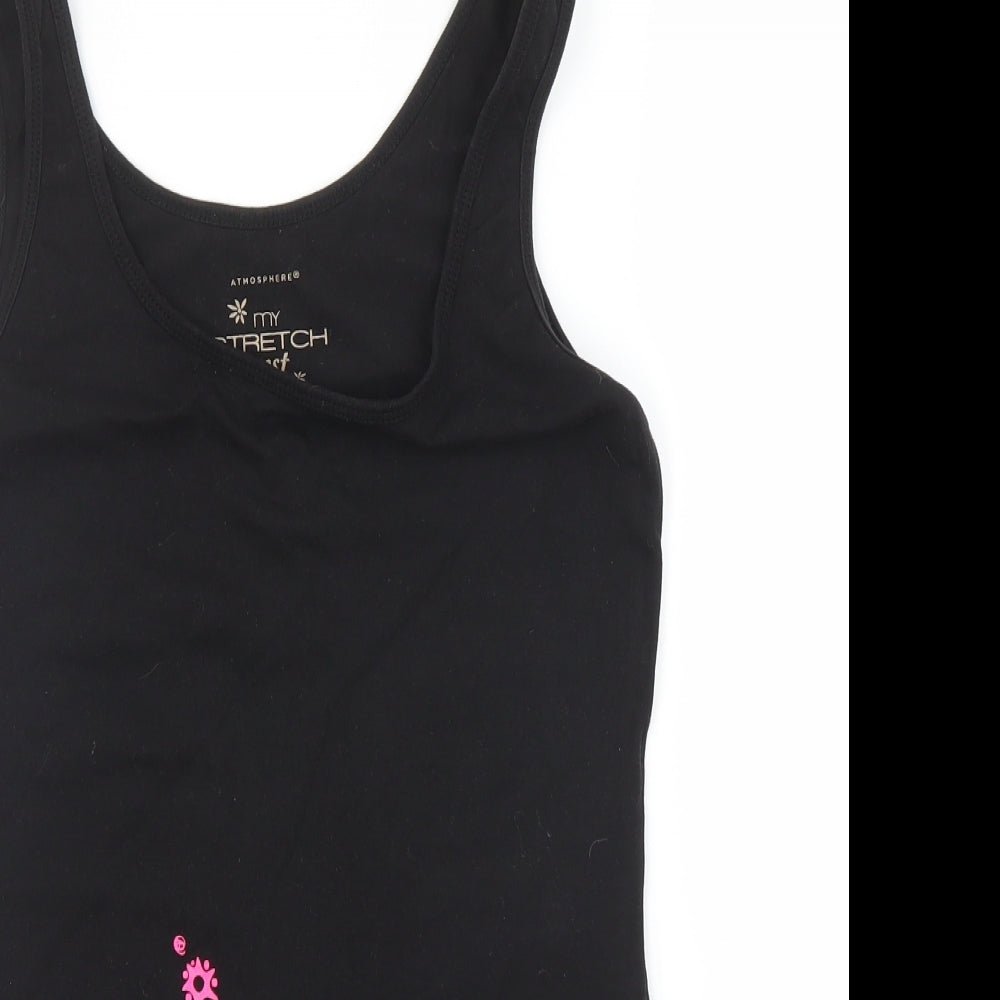 Primark Womens Black   Basic Tank Size 12